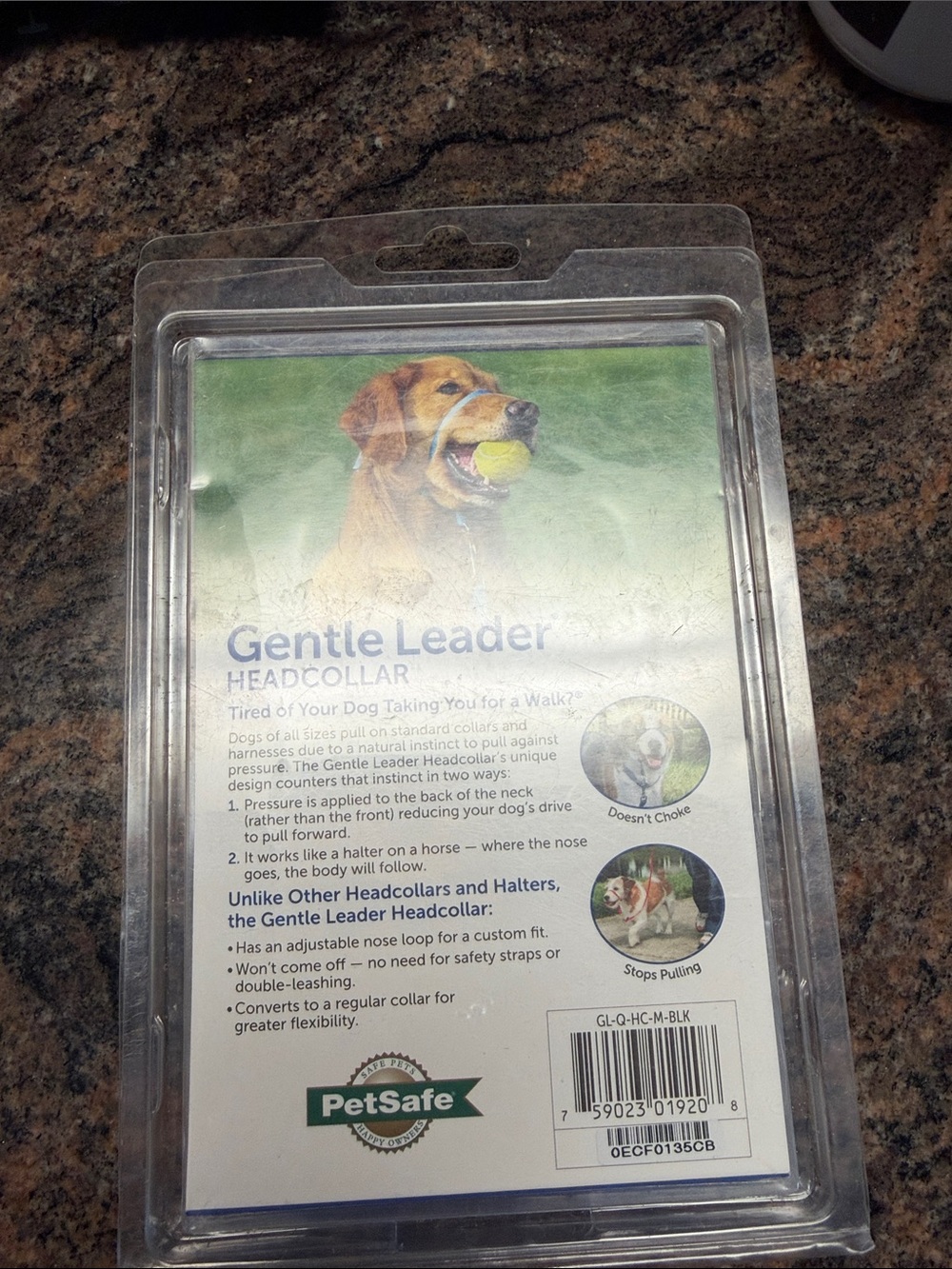 PetSafe Gentle Leader Headcollar — Brown and Green Artwork